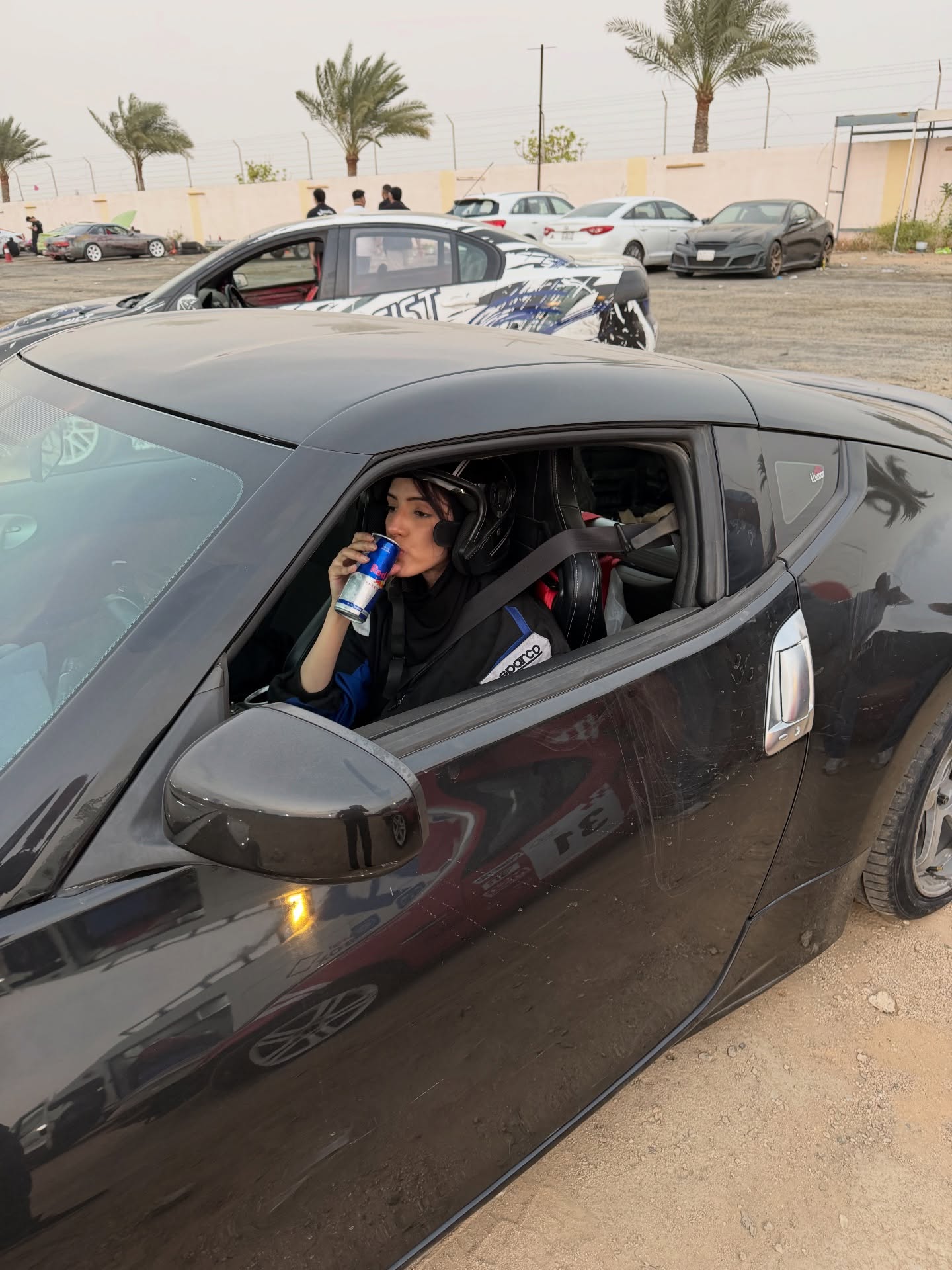 In the drift car at Jeddah